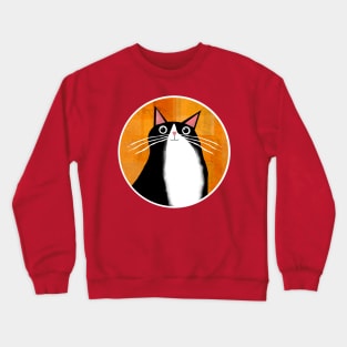 Tuxedo Cat Crewneck Sweatshirt